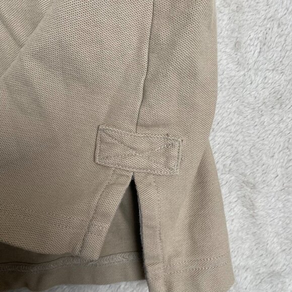 Duluth Mens Polo Shirt Size XL Short Sleeve Tan 100% Cotton Casual Classic - Picture 6 of 8